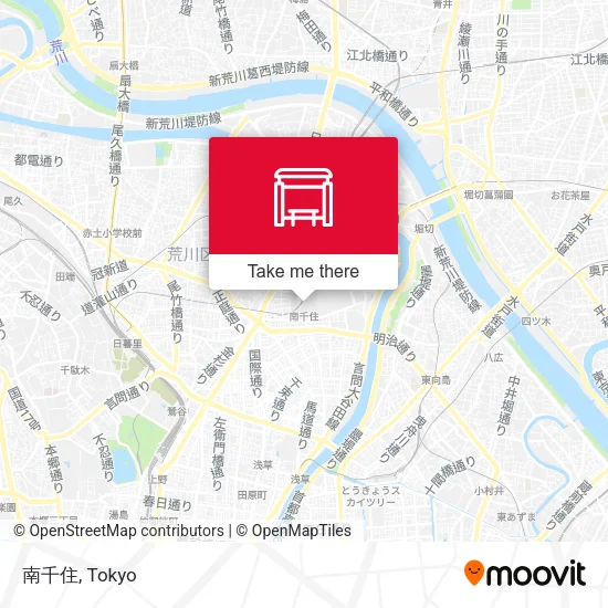 南千住 map