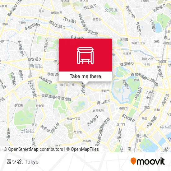四ツ谷 map