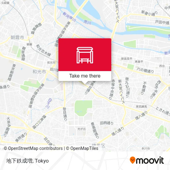 地下鉄成増 map