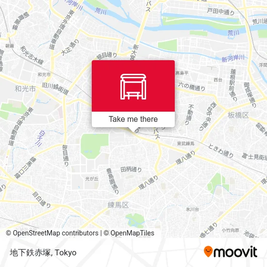 地下鉄赤塚 map