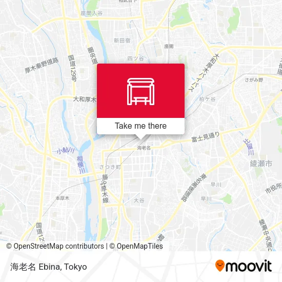 海老名 Ebina map