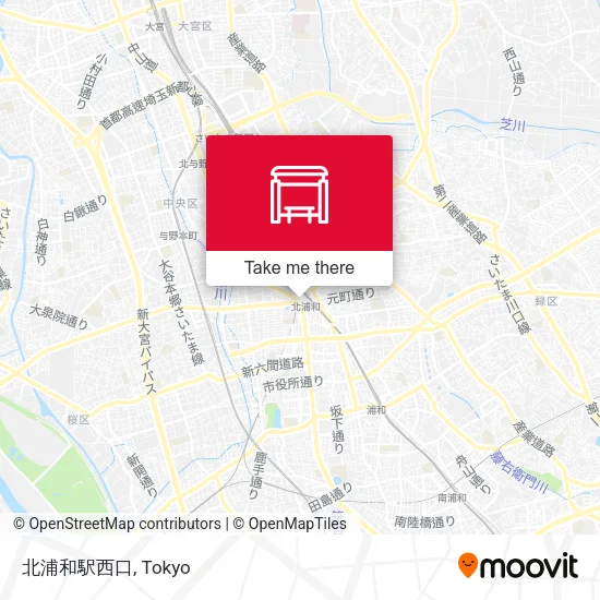 北浦和駅西口 map