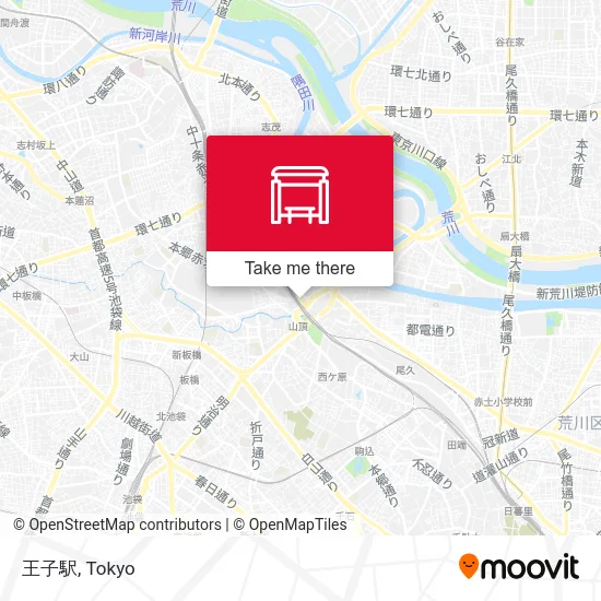 王子駅 map