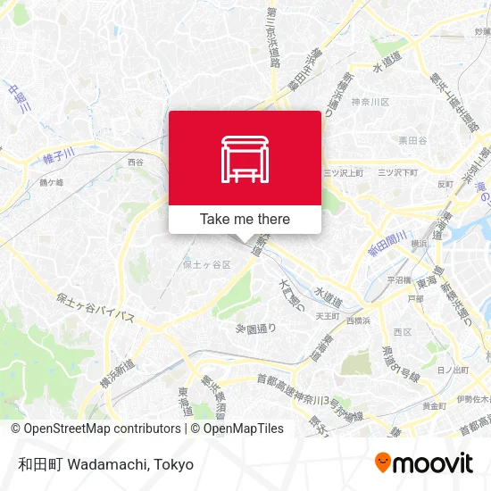 和田町 Wadamachi map