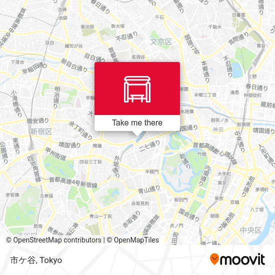 市ケ谷 map