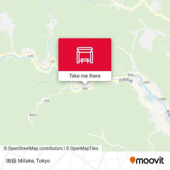 御嶽 Mitake map