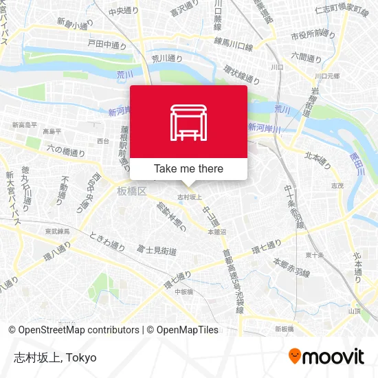 志村坂上 map
