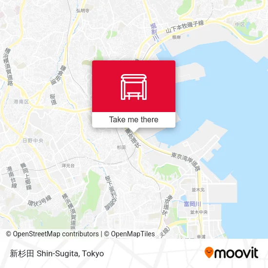 新杉田 Shin-Sugita map