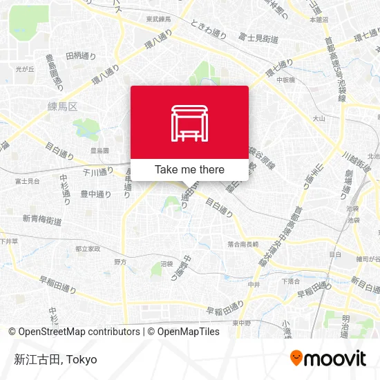 新江古田 map