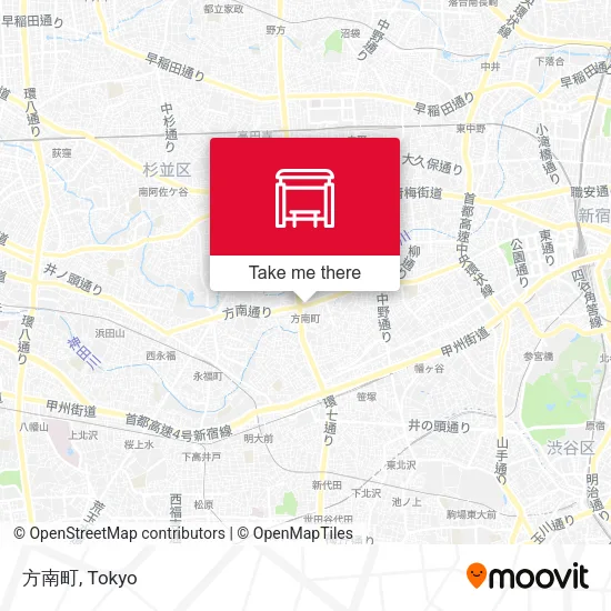方南町 map