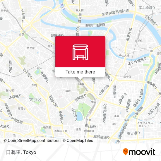 日暮里 map
