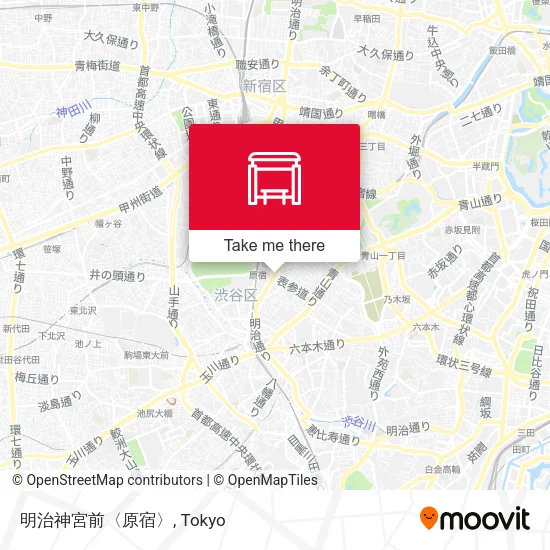 明治神宮前〈原宿〉 map