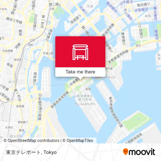 東京テレポート map