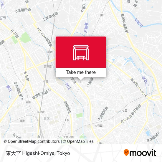 東大宮 Higashi-Omiya map