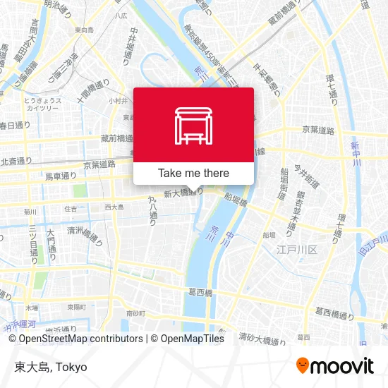 東大島 map