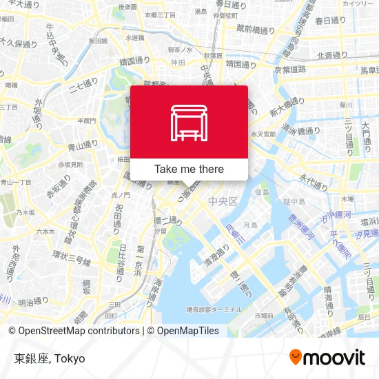 東銀座 map