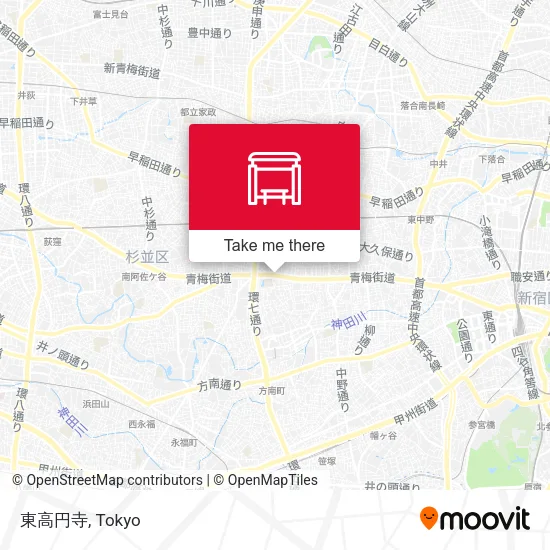 東高円寺 map