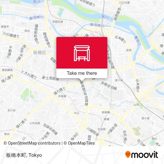 板橋本町 map