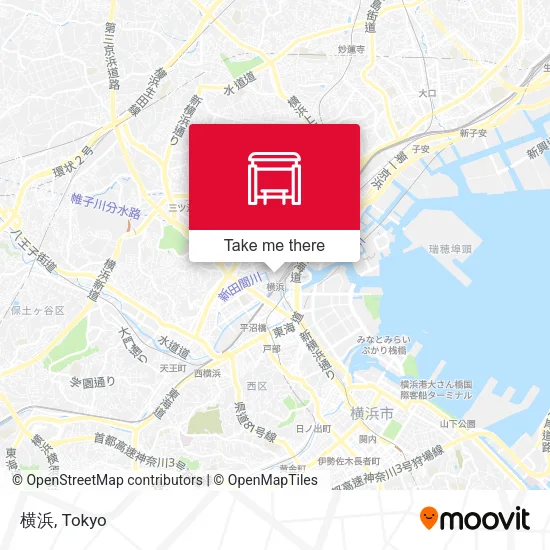 横浜 map