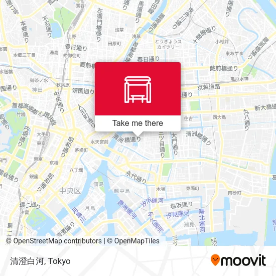 清澄白河 map