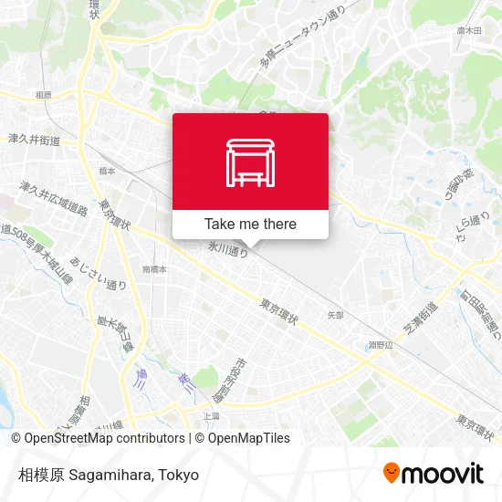 相模原 Sagamihara map