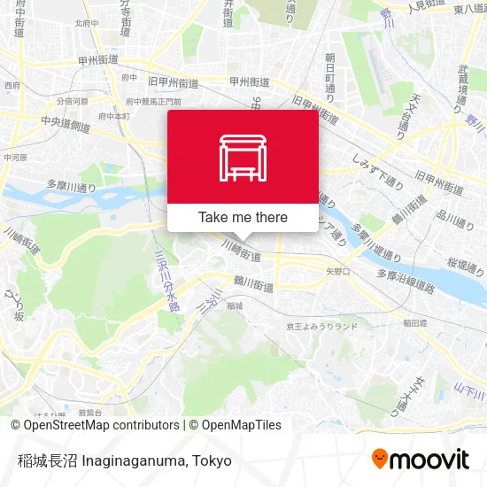 稲城長沼 Inaginaganuma map