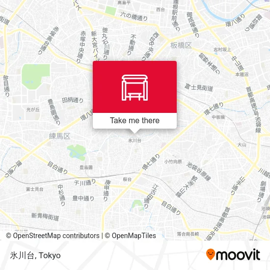 氷川台 map