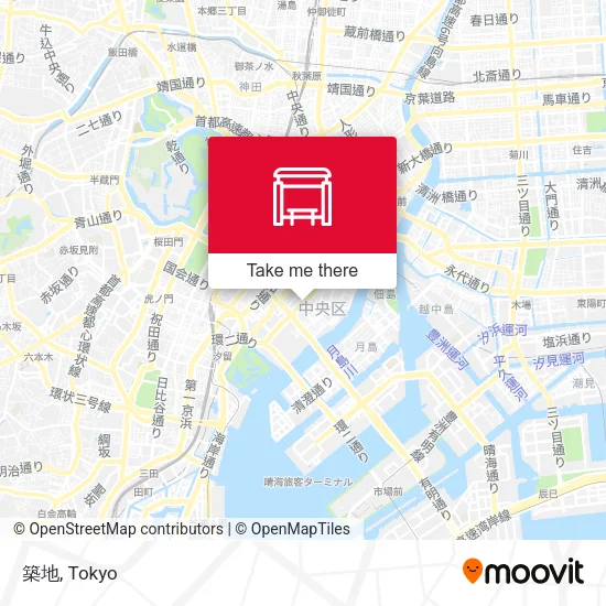 築地 map
