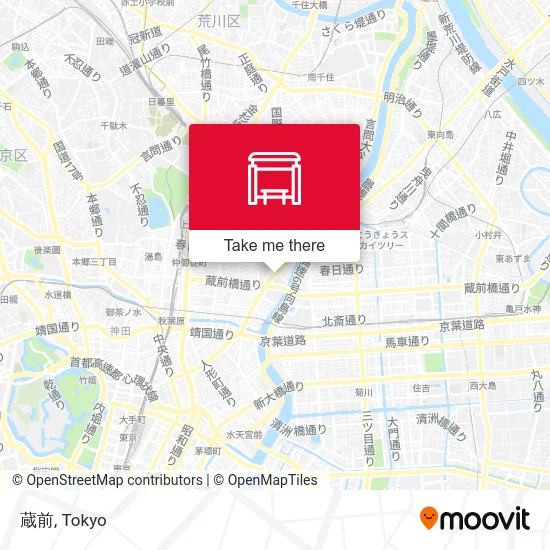 蔵前 map