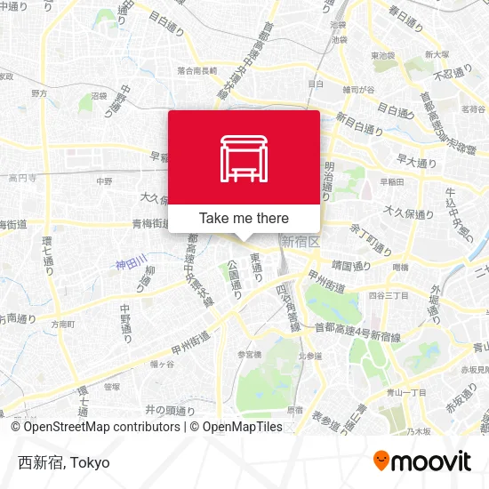 西新宿 map