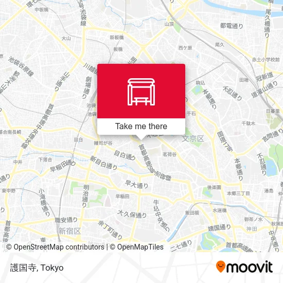 護国寺 map