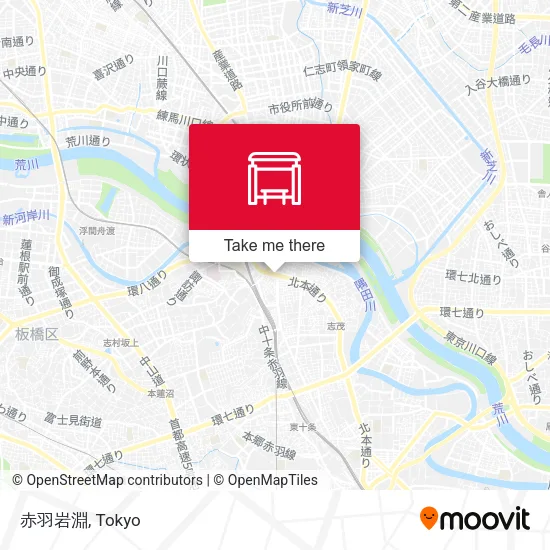 赤羽岩淵 map