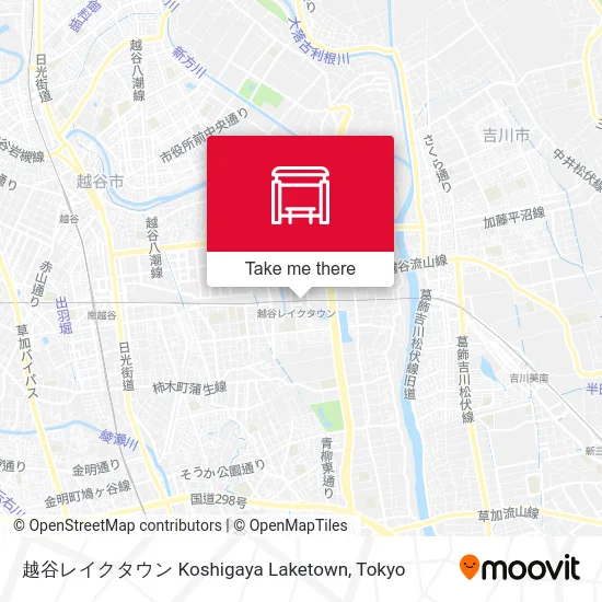越谷レイクタウン Koshigaya Laketown map