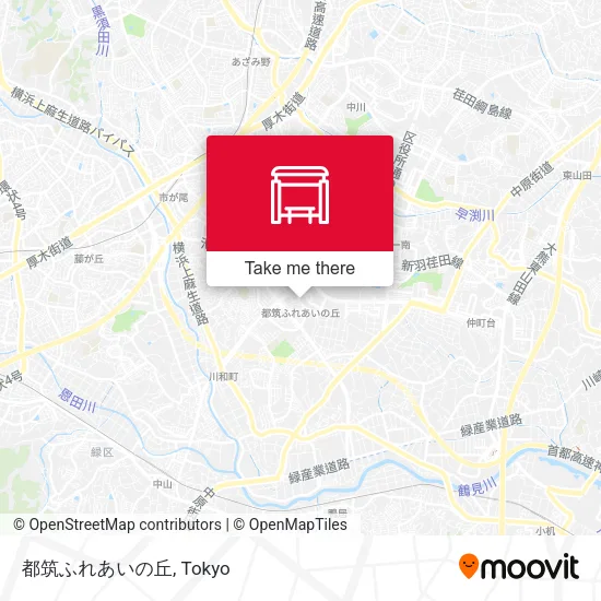 都筑ふれあいの丘 map