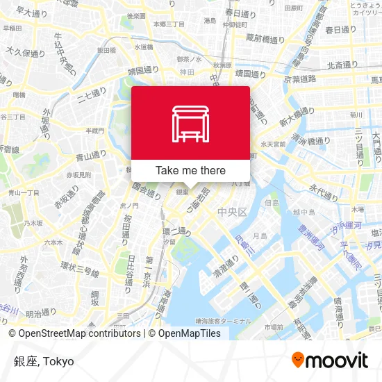 Ginza map