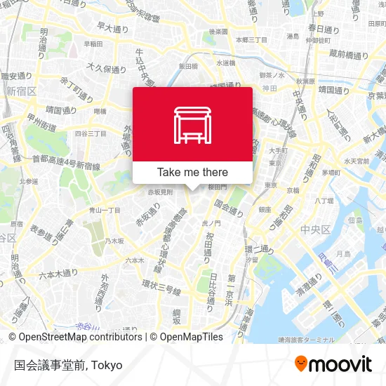 国会議事堂前 map