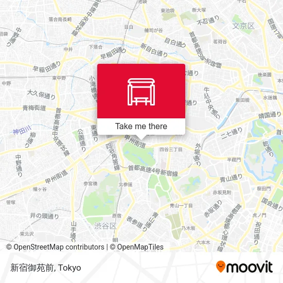 新宿御苑前 map