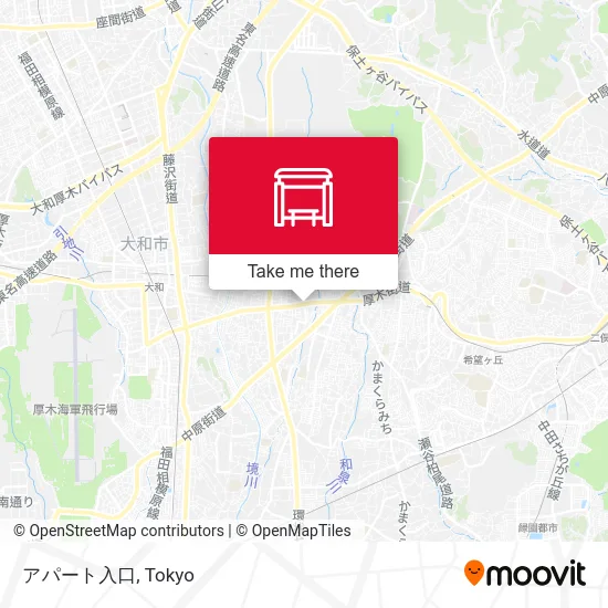 アパート入口 map