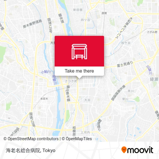 Ebina General Hospital map