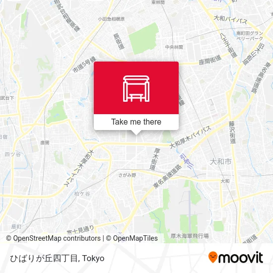 Hibarigaoka 4-chome map