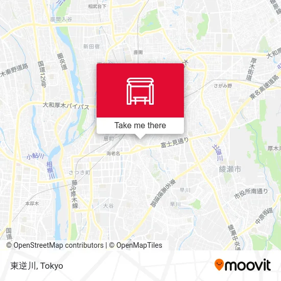 東逆川 map