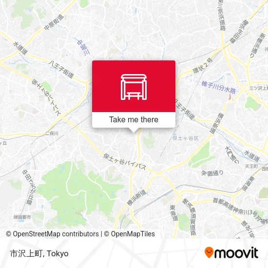 Ichizawa Kamimachi map