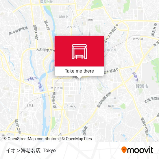 AEON Ebina Store map