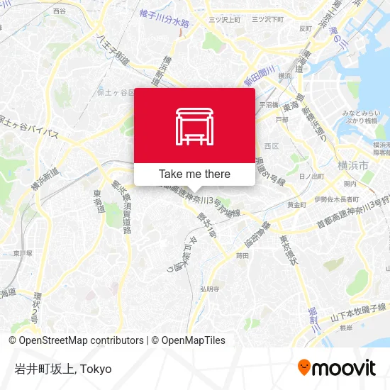 Iwaicho Slope Top map