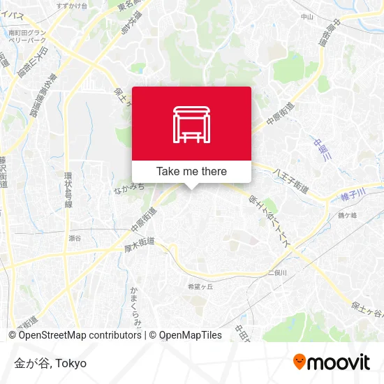 金が谷 map
