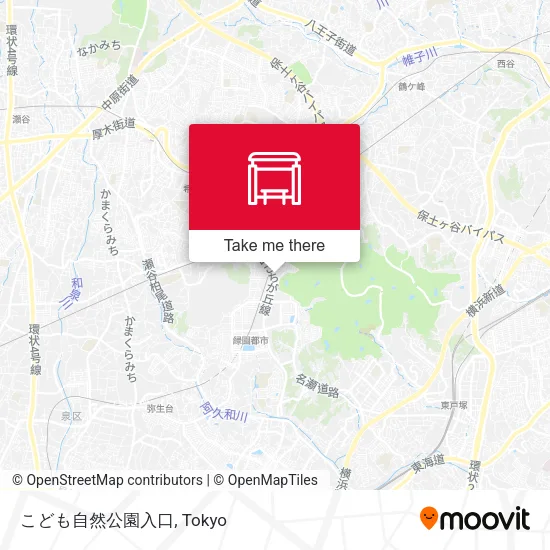こども自然公園入口 map