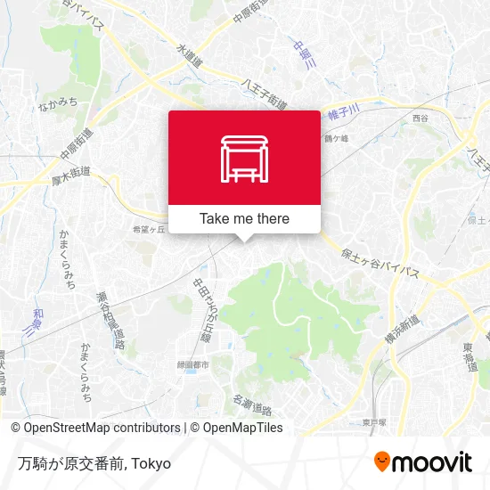 万騎が原交番前 map