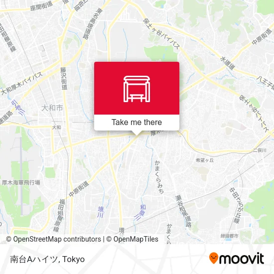 南台Aハイツ map