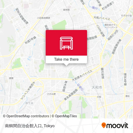 南鶴間自治会館入口 map