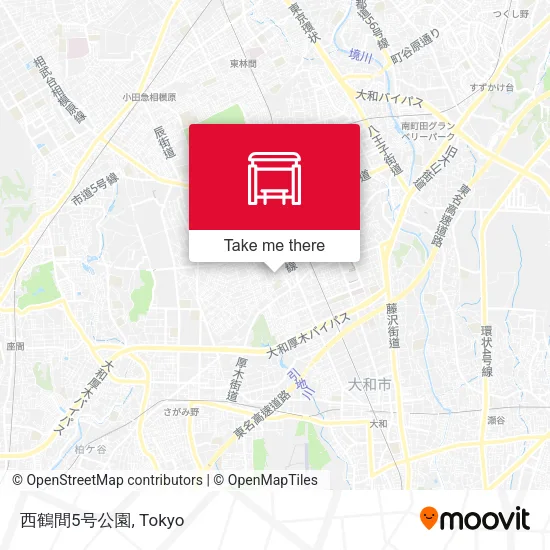 Nishitsuruma 5th Park map